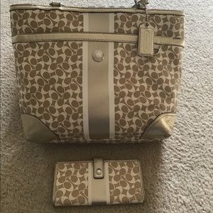Coach bag & wallet